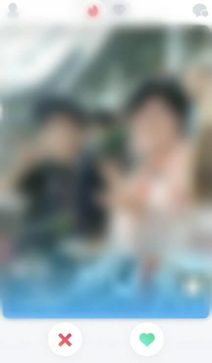 マッチアップ編集部が試したTinderのスワイプ画面でスーパーライクを送ってきたユーザーの表示画面