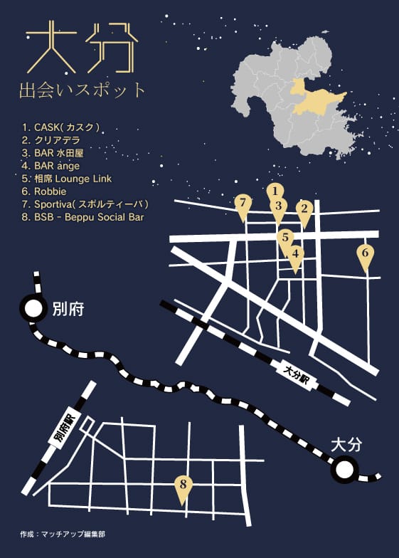 大分 出会いスポット