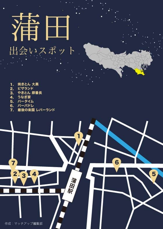 蒲田の出会いスポット