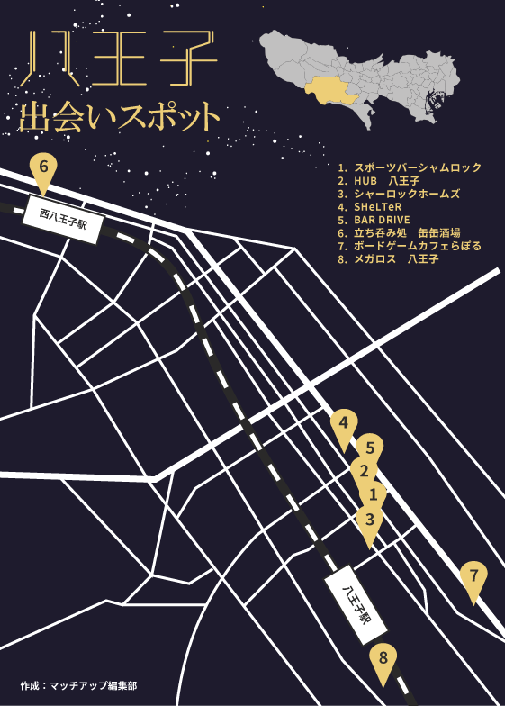 八王子出会いスポット 八王子出会いスポット