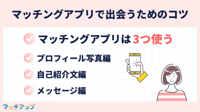 マッチングアプリで出会うためのコツ